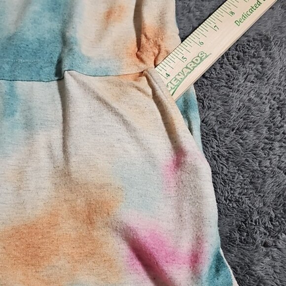 Tie Dye Romper Luxology Long Sleeve Pockets Size M - Picture 6 of 7